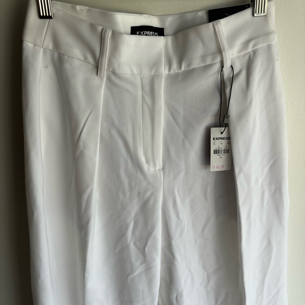 Express White Dress Pants NEW WITH TAGS